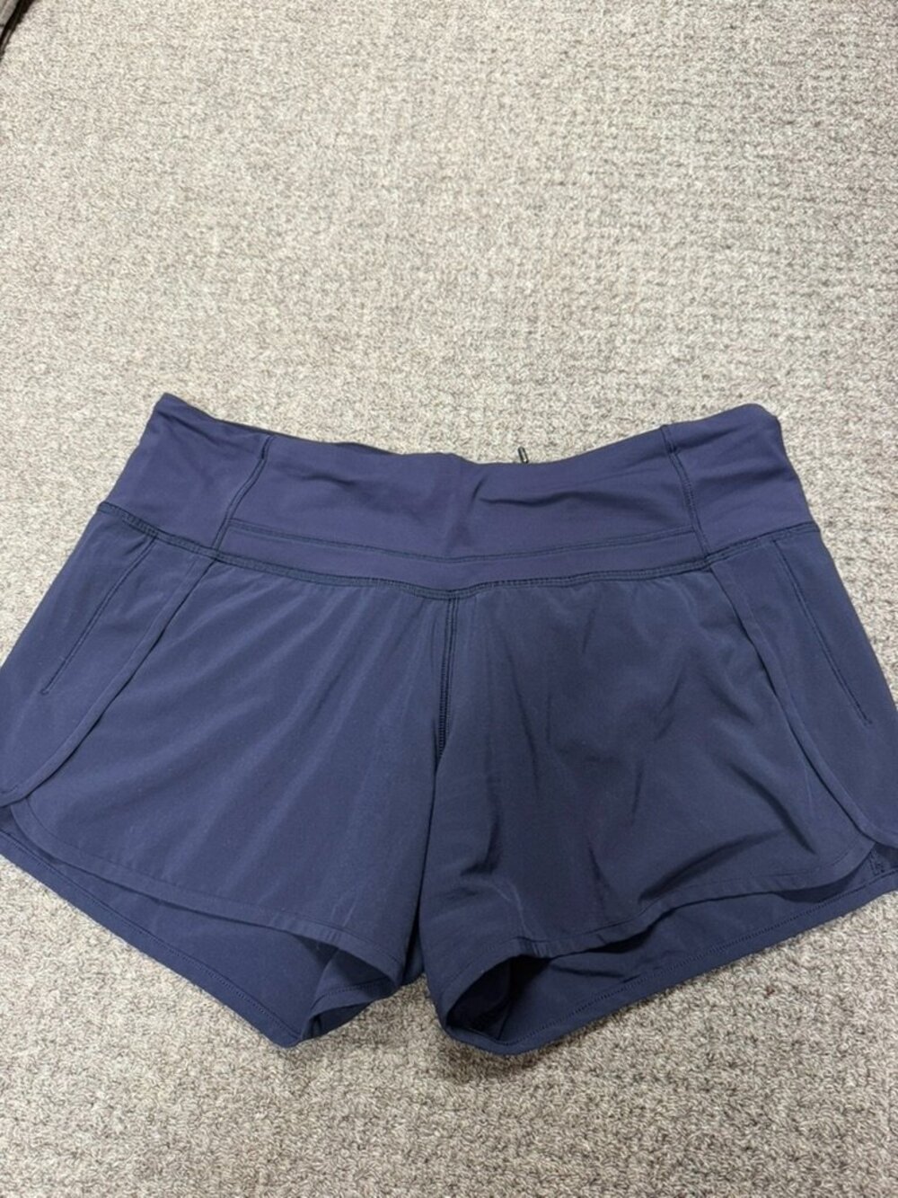 Speed Up Low-Rise Short 4" (Navy - Size 6)